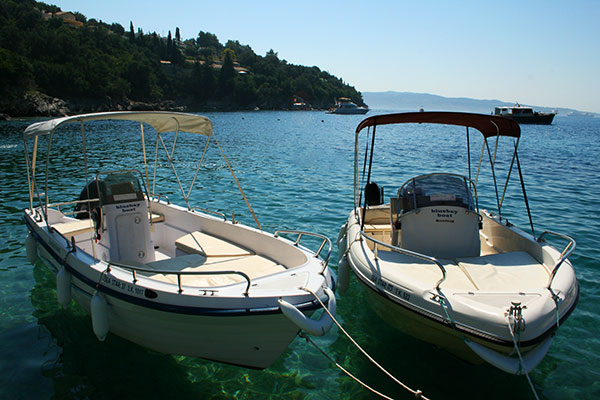 Boat Distances - Corfu Kalami Boat Hire